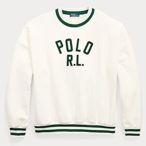 Polo Ralph Lauren Cream and Green Pullover